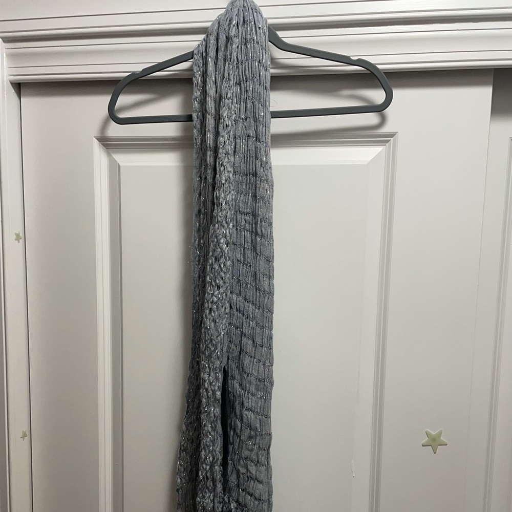 Long Silver/Grey Scarf